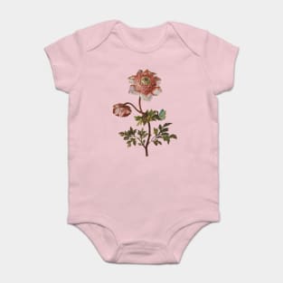 Peonies with a Butterfly Baby Bodysuit